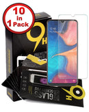Protector de pantalla de vidrio templado claro para Samsung Galaxy A20 (A205) en Xela, Quetzaltenango, pack de 10 unidades.