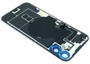 Tapa trasera original blanca para iPhone 16 Plus con MagSafe y NFC, modelo A3084, lista para reparación.