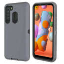 Funda heavy duty Samsung Galaxy A21 (DARK GRAY & Negro)