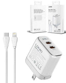 Encuentra el cargador de pared dual LDNIO con cable USB C-L MFI de 35W en Xela Quetzaltenango.