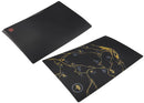 Carcasa frontal y trasera PS5 Ghost of Yotei Golden Black, compatible con modelos 1000, 1100, 1200.
