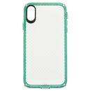 Estuche  Anigma transparente con marco MENTA soporta caidas de 2-10 metros IPHONE XS MAX (6.5)