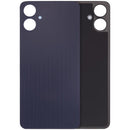 Tapa trasera negra para Samsung Galaxy A06 4G (A065) con lente de cámara, pieza de reparación sin logo.