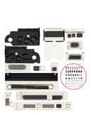 Soporte metálico y tornillos de repuesto para MacBook Air 13" (A3113/A3240), ideal para reparación.