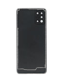 Tapa trasera prism crush red para Galaxy A31 con lente de cámara y adhesivo para reparación de teléfono.