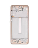 Carcasa central Samsung Galaxy A33 5G color Peach, ideal para reparación y recambio.
