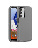Case resistente Samsung Galaxy A34 5G (DARK GRAY & Negro)