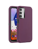 Funda Heavy Duty Galaxy A34 5G (MAROON & BLACK)