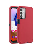 Case Heavy Duty Samsung Galaxy A34 5G (Rojo y Negro)