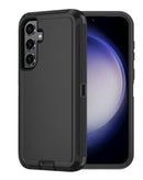 Protege tu Samsung Galaxy A35 5G con una funda heavy duty de color negro en Quetzaltenango.