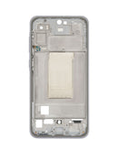 Carcasa media blanca para Samsung Galaxy A36 5G (A366 / 2025), pieza de reparación original.