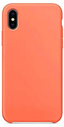 Estuche de Silicon Color Naranja | iPhone XS
