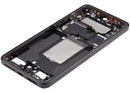 Tapa trasera negra para Xiaomi 15 Ultra, repuesto original con marco y housing.
