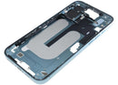 Tapa trasera usada color teal para iPhone 16 Plus (A3082), chasis de repuesto Apple.