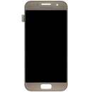 Pantalla hard OLED sin marco Samsung Galaxy A3 (A320 / 2017) original Gold Sand para reparación de display.