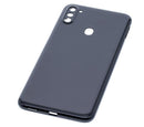 Tapa trasera negra para Samsung Galaxy A11 (SM-A115F), repuesto para reparación de carcasa.