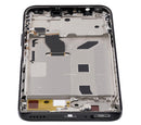 Pantalla LCD refurbished negra con marco para Huawei Nova 10Z, ideal para reparación de display roto.