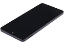 Pantalla OLED interna refurbished con marco para Samsung Galaxy Z Flip 7 5G, color Jet Black. Repuesto display.