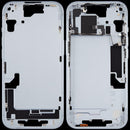 Chasis medio azul OEM USADO para iPhone 15 (A2846, A3089) con small parts, listo para reparación.