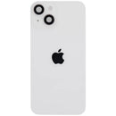 Tapa trasera original Starlight para iPhone 14 con MagSafe, NFC y flash flex. Repuesto A2649.