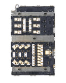 Reparación de lector de tarjeta SIM LG G6 con soldadura en Xela Quetzaltenango.