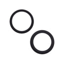 Anillo bisel negro para cámara trasera de iPhone 15 / 15 Plus, pieza de repuesto.