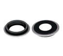 Lente de cámara trasera blanco con bracket y bezel para iPhone 12/12 Mini, repuesto (10 pack).