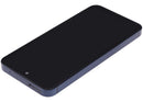 Pantalla incell azul marino para Samsung Galaxy A55 (A556), con marco, ideal para reparación de display roto.