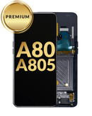 Reparación de pantalla con marco Samsung Galaxy A80 en Quetzaltenango.