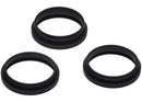Aro de bezel de cámara trasera para iPhone 15 Pro Max negro, repuesto Apple A2849, A3105.