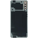 Tapa trasera original dorada para Samsung Galaxy A7 (A750 2018) con lente de cámara integrada.