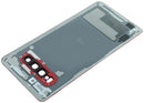 Tapa trasera original Samsung Galaxy S10 roja, back cover de repuesto para modelos SM-G973F.