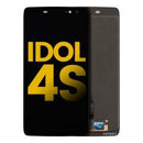 Pantalla OLED sin marco reacondicionada para Alcatel Idol 4S (607O / 2016) en color negro en Quetzaltenango.