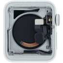 Tapa superior plateada de aluminio para Apple Watch Series 3 (38mm) A1860, A1889, A1890, versión Cellular, Grado A.