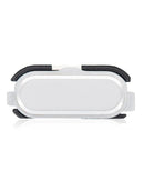 Boton Home blanco para Samsung Galaxy Tab A 8.0 T350/T355, repuesto esencial para reparación.