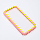 Estuche  Marco De Color Rosado Y Parte De Atras Transparente - Iphone Xr