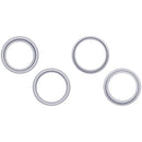 Set de 2 aros bezel azules para cámara trasera iPhone 15/15 Plus, repuesto Apple.