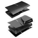 Compra en Xela Quetzaltenango una tapa frontal negra para PlayStation 5 Slim Disc Edition sin logo, ideal para reparaciones de consolas.