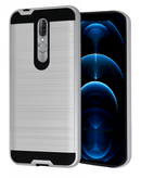 Case Coolpad Legacy Brisa hibrido metal cepillado SILVER