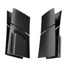 Compra en Xela Quetzaltenango una tapa frontal negra para PlayStation 5 Slim Disc Edition sin logo, ideal para reparaciones de consolas.
