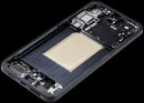 Pantalla LCD con frame Samsung Galaxy S25 Plus 5G azul oscuro. Repuesto para reparación de pantalla rota.