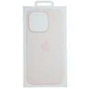 Funda de silicona rosa claro OEM para iPhone 15 Pro con MagSafe, protección suave y ajuste perfecto.