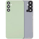Tapa trasera verde lima para Samsung Galaxy A24 4G con lente de cámara, repuesto original.