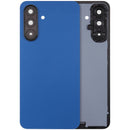 Tapa trasera azul brillante para Samsung Galaxy A17 5G, con lente de cámara integrada, ideal para reparación.