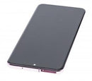 Pantalla OLED con marco Samsung Galaxy S20 5G Verizon Cloud Pink, refurbished, para reparación de display G981V.