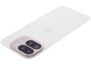 Tapa trasera usada de Google Pixel 9 Pro Fold color porcelana, con orificios para cámara.