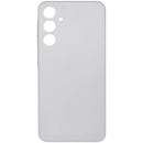 Tapa trasera gris para Samsung Galaxy A16 4G/5G con lente de cámara integrada, repuesto original.