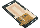 Pantalla original Samsung Galaxy J1 (J120) dorada, repuesto para reparación de display LCD.