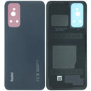 Tapa trasera de vidrio original negra para Xiaomi Redmi Note 11S, repuesto sin lente de cámara para reparación.
