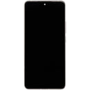 Pantalla OLED refurbished Titan Gray con marco para Xiaomi 14T Pro o Redmi K70 Ultra, lista para reparación.